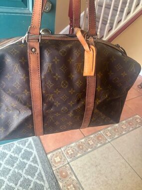 LV Sac Souple 45 Monogram Vintage Travel Bag Authentic